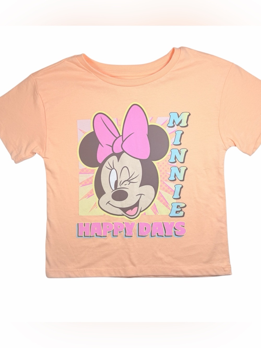 Disney Minnie Mouse Happy Days Graphic Tee 4T New